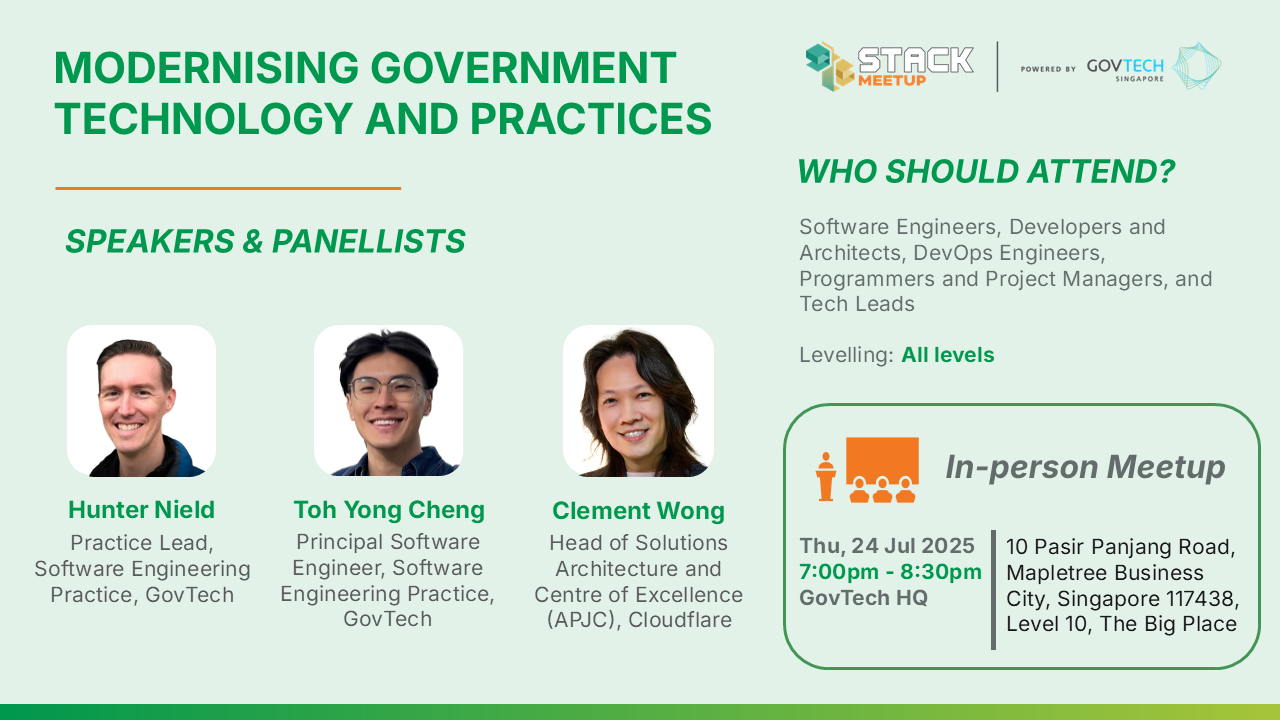 STACK Meetup banner for 24 Jul 2025
